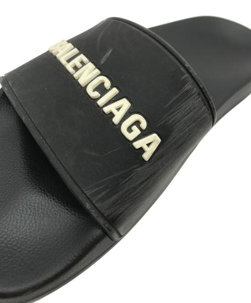 BALENCIAGA（バレンシアガ）BALENCIAGA (バレンシアガ) POOL SANDAL ブラック サイズ:25cmの古着・服飾アイテム