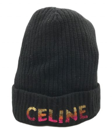 中古・古着通販】CELINE (セリーヌ) エンブロイダリーニットキャップ