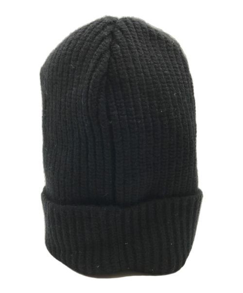 CELINE（セリーヌ）CELINE (セリーヌ) エンブロイダリーニットキャップ ブラックの古着・服飾アイテム