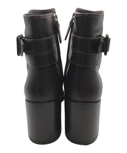 TOD'S（トッズ）TOD'S (トッズ) アンクルストラップブーツ ブラウン サイズ:35の古着・服飾アイテム