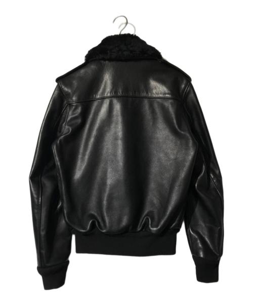 Schott（ショット）schott (ショット) A-2フライトジャケット型ボンバージャケット ブラック サイズ:40の古着・服飾アイテム