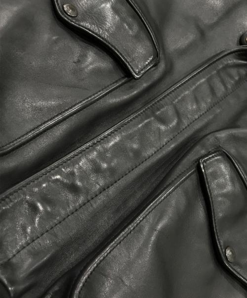 Schott（ショット）schott (ショット) A-2フライトジャケット型ボンバージャケット ブラック サイズ:40の古着・服飾アイテム