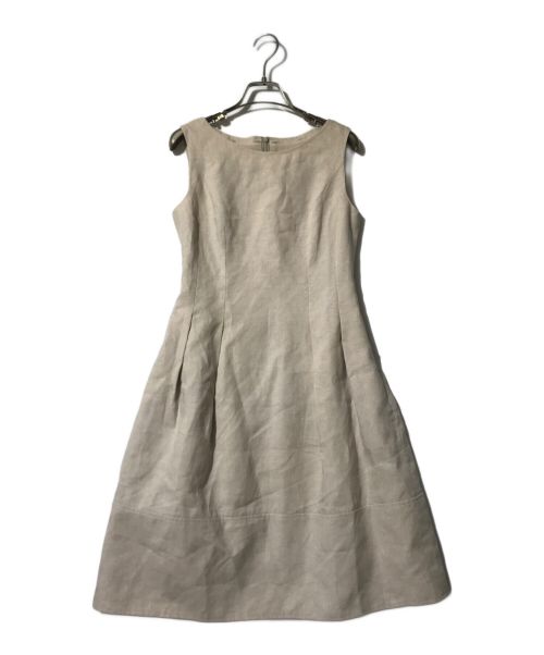 Rene（ルネ）Rene (ルネ) リネンワンピース ベージュ サイズ:34の古着・服飾アイテム