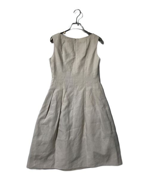 Rene（ルネ）Rene (ルネ) リネンワンピース ベージュ サイズ:34の古着・服飾アイテム