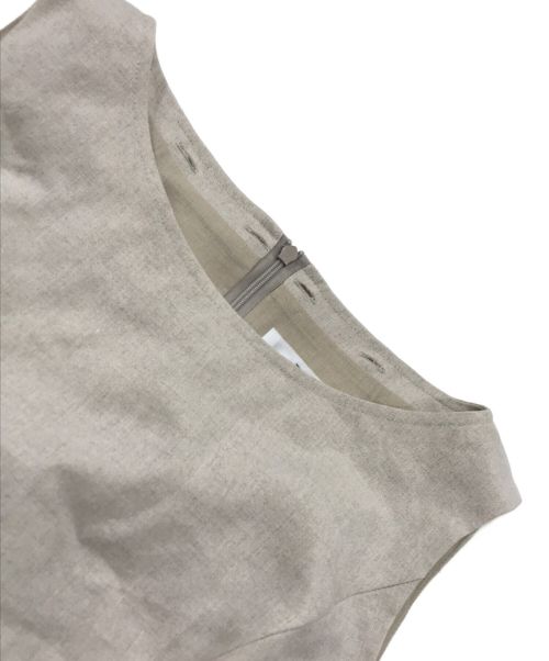 Rene（ルネ）Rene (ルネ) リネンワンピース ベージュ サイズ:34の古着・服飾アイテム