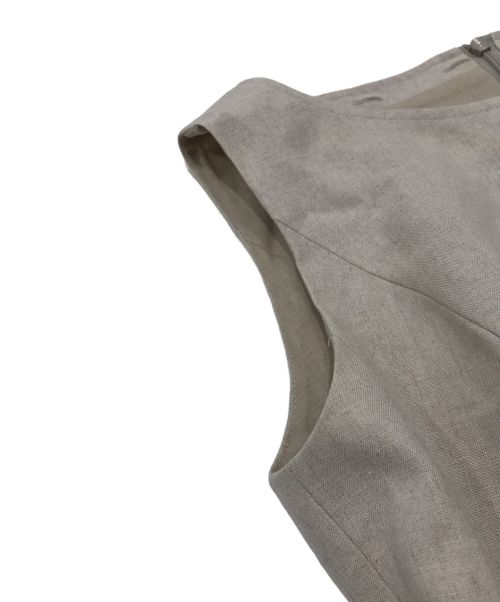 Rene（ルネ）Rene (ルネ) リネンワンピース ベージュ サイズ:34の古着・服飾アイテム