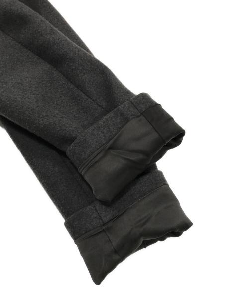 KAZUYUKI KUMAGAI ATTACHMENT（カズユキクマガイ アタッチメント）KAZUYUKI KUMAGAI ATTACHMENT (カズユキクマガイ アタッチメント) STUDIOUS (ステュディオス) メルトンフーデッドコート ブラウン サイズ:1の古着・服飾アイテム