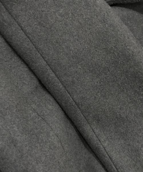 KAZUYUKI KUMAGAI ATTACHMENT（カズユキクマガイ アタッチメント）KAZUYUKI KUMAGAI ATTACHMENT (カズユキクマガイ アタッチメント) STUDIOUS (ステュディオス) メルトンフーデッドコート ブラウン サイズ:1の古着・服飾アイテム