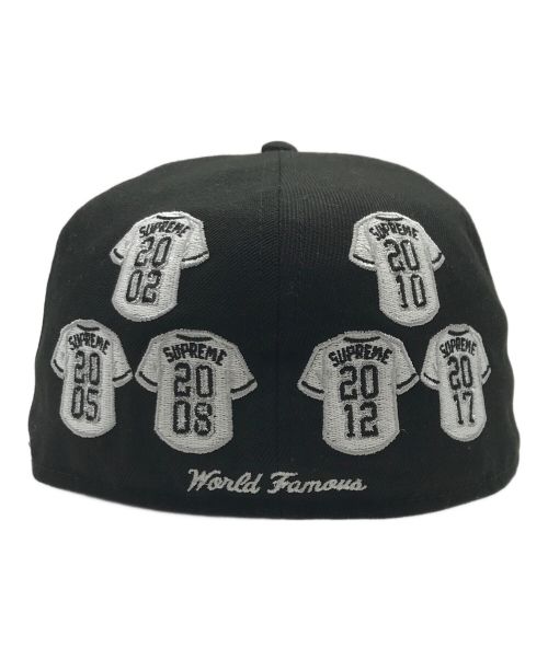 SUPREME（シュプリーム）SUPREME (シュプリーム) New Era (ニューエラ) キャップ ブラックの古着・服飾アイテム