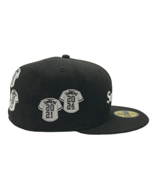 SUPREME（シュプリーム）SUPREME (シュプリーム) New Era (ニューエラ) キャップ ブラックの古着・服飾アイテム
