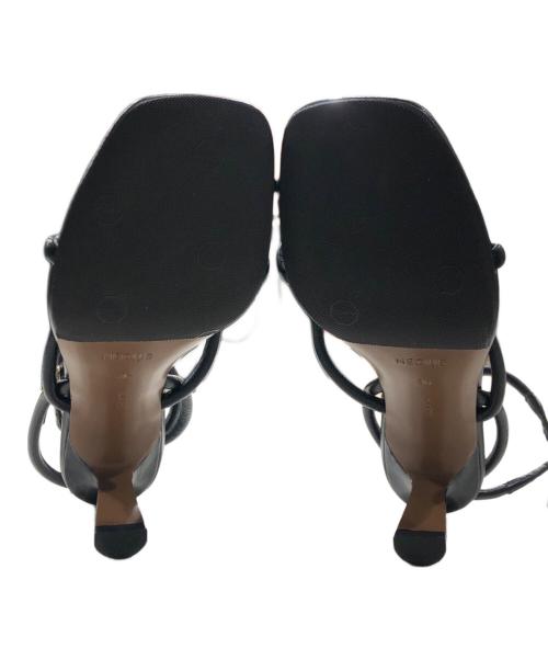 NEOUS（ネオアス）NEOUS (ネオアス) アンクルストラップサンダル/ミュール ブラック サイズ:36の古着・服飾アイテム