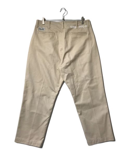 SEQUEL（シークエル）SEQUEL (シークエル) TYPE-XF ペインターパンツ カーキ サイズ:Lの古着・服飾アイテム
