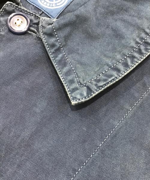 Porter Classic（ポータークラシック）Porter Classic (ポータークラシック) ステンカラーコート インディゴ サイズ:Mの古着・服飾アイテム