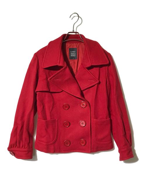 LIMI feu（リミフゥ）LIMI feu (リミフゥ) Pコート レッド サイズ:Sの古着・服飾アイテム