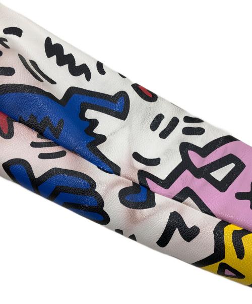 JOYRICH（ジョイリッチ）JOYRICH (ジョイリッチ) Keith Haring (キースヘリング) スタジャン レッド サイズ:Ｓの古着・服飾アイテム