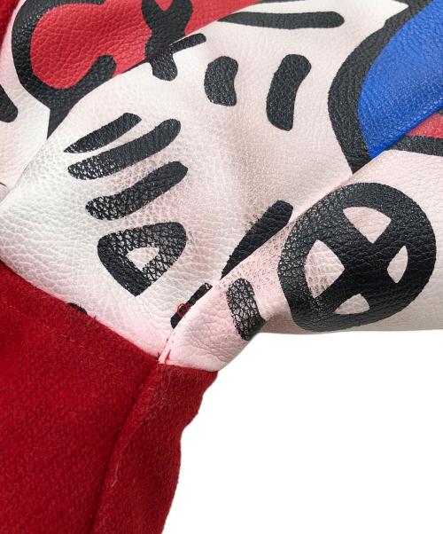 JOYRICH（ジョイリッチ）JOYRICH (ジョイリッチ) Keith Haring (キースヘリング) スタジャン レッド サイズ:Ｓの古着・服飾アイテム