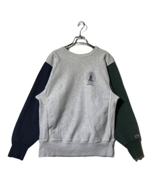 Champion REVERSE WEAVE（チャンピオン リバース ウィーブ）Champion REVERSE WEAVE (チャンピオン リバース ウィーブ) クルーネックスウェット グレー サイズ:LARGEの古着・服飾アイテム