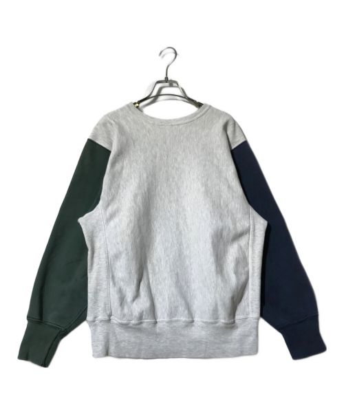 Champion REVERSE WEAVE（チャンピオン リバース ウィーブ）Champion REVERSE WEAVE (チャンピオン リバース ウィーブ) クルーネックスウェット グレー サイズ:LARGEの古着・服飾アイテム