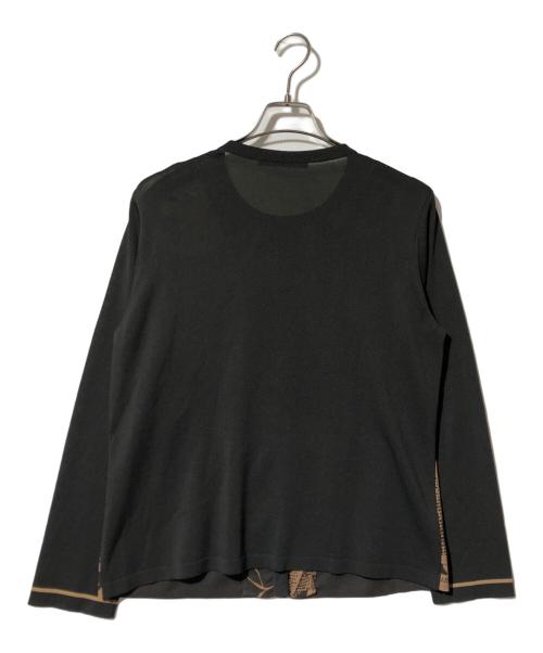 LEONARD（レオナール）LEONARD (レオナール) カンカン素材カーディガン ブラウン サイズ:42の古着・服飾アイテム