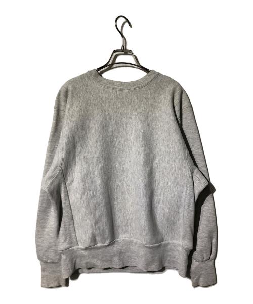 Champion REVERSE WEAVE（チャンピオン リバース ウィーブ）Champion REVERSE WEAVE (チャンピオン リバース ウィーブ) クルーネックスウェット グレー サイズ:Ｌの古着・服飾アイテム