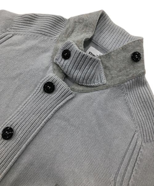 STONE ISLAND（ストーンアイランド）STONE ISLAND (ストーンアイランド) Knit jacket ブルー サイズ:XXLの古着・服飾アイテム