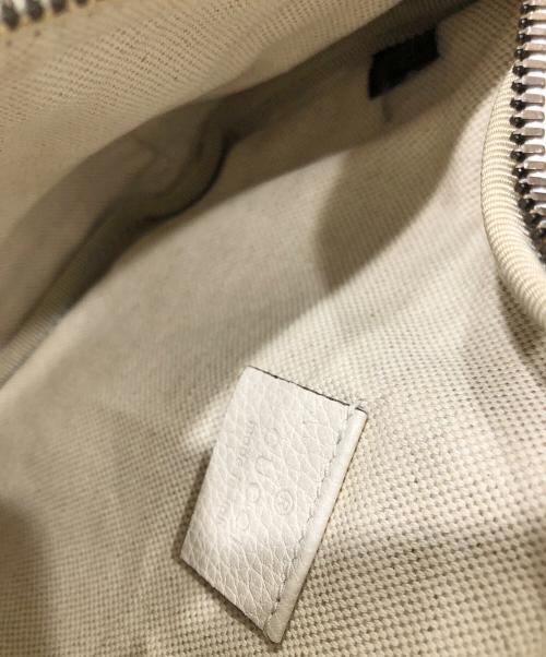 GUCCI（グッチ）GUCCI (グッチ) ロゴプリントウエストバッグ/シェリーライン ベージュの古着・服飾アイテム