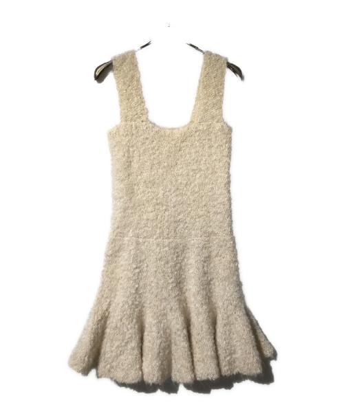 JIL SANDER（ジルサンダー）JIL SANDER (ジルサンダー) Mohair Blend Dress アイボリー サイズ:32の古着・服飾アイテム
