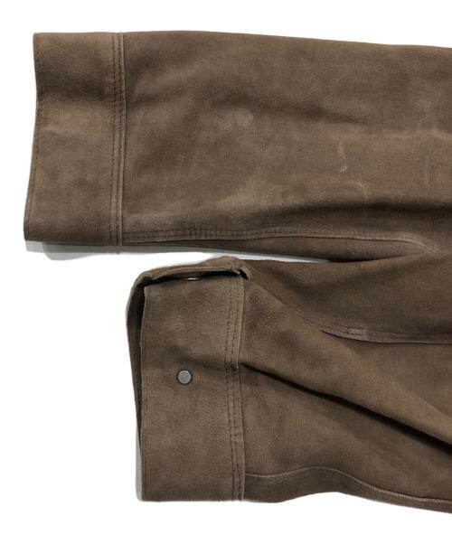 YOKE（ヨーク）YOKE (ヨーク) SUEDE OUT-OFF SHIRTS JACKET ブラウン サイズ:1の古着・服飾アイテム