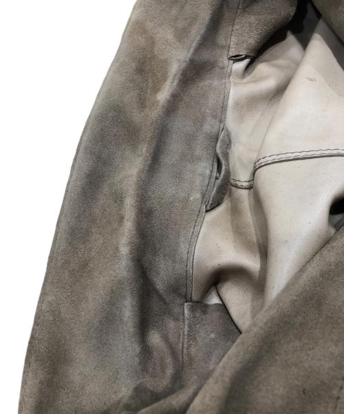 YOKE（ヨーク）YOKE (ヨーク) SUEDE OUT-OFF SHIRTS JACKET ブラウン サイズ:1の古着・服飾アイテム