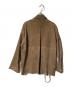 YOKE (ヨーク) SUEDE OUT-OFF SHIRTS JACKET ブラウン サイズ:1：22000円