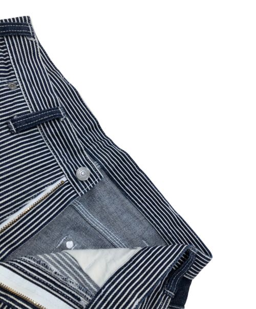 KOJIMA GENES（コジマジーンズ）KOJIMA GENES (コジマジーンズ) ストライプデニムパンツ インディゴ サイズ:32の古着・服飾アイテム