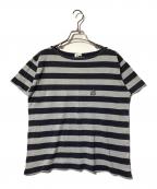 ISSEY MIYAKE×tsumori chisatoイッセイミヤケ×ツモリチサト）の古着「ボーダーTシャツ」｜グレー