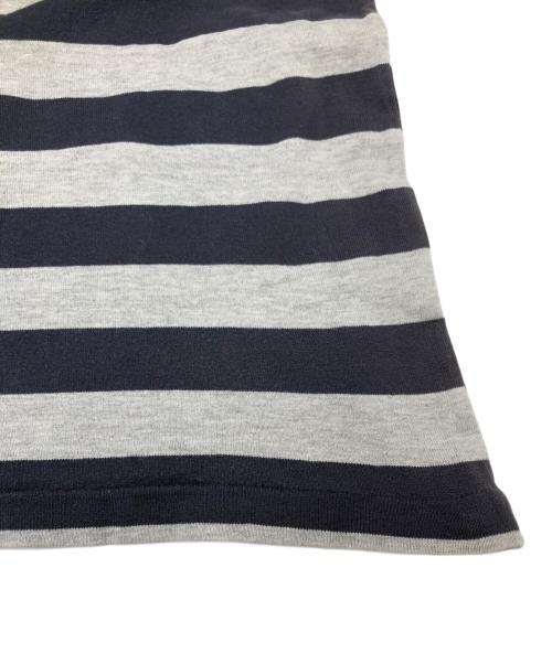 ISSEY MIYAKE（イッセイミヤケ）ISSEY MIYAKE (イッセイミヤケ) tsumori chisato (ツモリチサト) ボーダーTシャツ グレー サイズ:9の古着・服飾アイテム