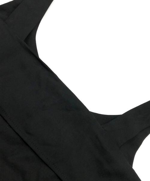 Y's（ワイズ）Y's (ワイズ) CELLULOSE VIYELLA RIGHT LACE UP BLOUSE ブラック サイズ:1の古着・服飾アイテム