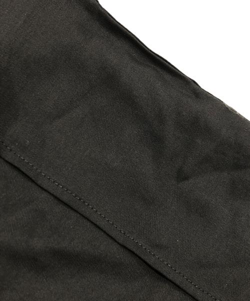 Y's（ワイズ）Y's (ワイズ) CELLULOSE VIYELLA RIGHT LACE UP BLOUSE ブラック サイズ:1の古着・服飾アイテム