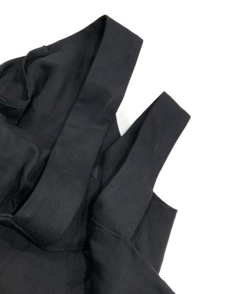 Y's（ワイズ）Y's (ワイズ) CELLULOSE VIYELLA RIGHT LACE UP BLOUSE ブラック サイズ:1の古着・服飾アイテム