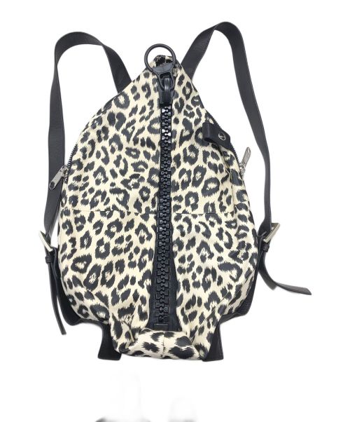 kawa-kawa（カワカワ）kawa-kawa (カワカワ) レオパード柄リュック アイボリーの古着・服飾アイテム