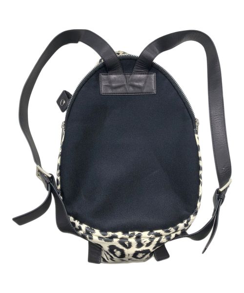 kawa-kawa（カワカワ）kawa-kawa (カワカワ) レオパード柄リュック アイボリーの古着・服飾アイテム