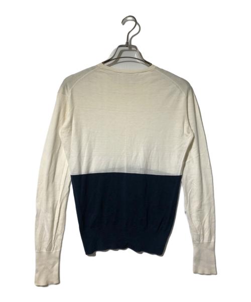 CELINE（セリーヌ）CELINE (セリーヌ) コットンシルクニット ホワイト サイズ:Mの古着・服飾アイテム