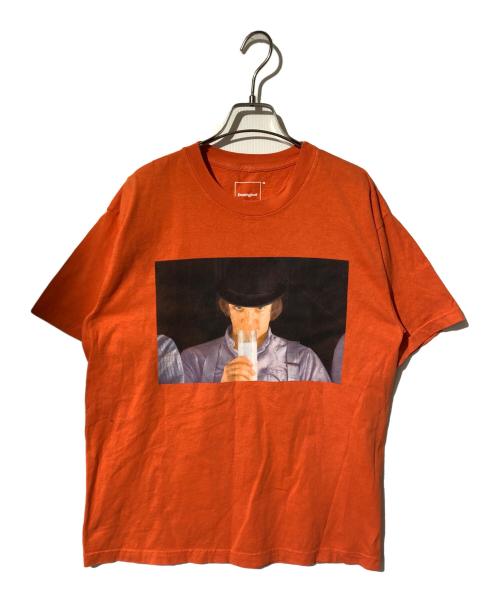 Dumbgood（ダムグッド）Dumbgood (ダムグッド) A Clockwork Orange プリントTシャツ オレンジ サイズ:Mの古着・服飾アイテム