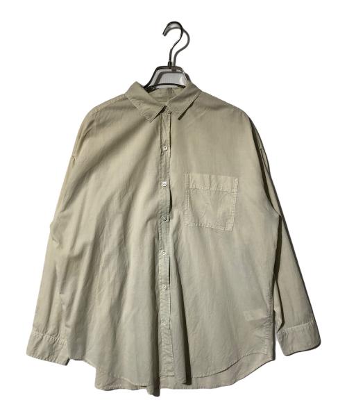 JOURNAL STANDARD relume（ジャーナルスタンダード レリューム）JOURNAL STANDARD relume (ジャーナルスタンダード レリューム) バイオウォッシュオーバーサイズシャツ アイボリー サイズ:FREEの古着・服飾アイテム
