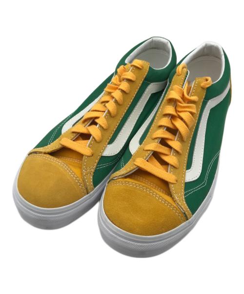 VANS（ヴァンズ）VANS (バンズ) スニーカー イエロー×グリーン サイズ:28の古着・服飾アイテム