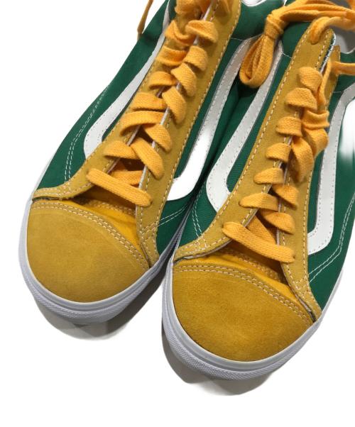 VANS（ヴァンズ）VANS (バンズ) スニーカー イエロー×グリーン サイズ:28の古着・服飾アイテム
