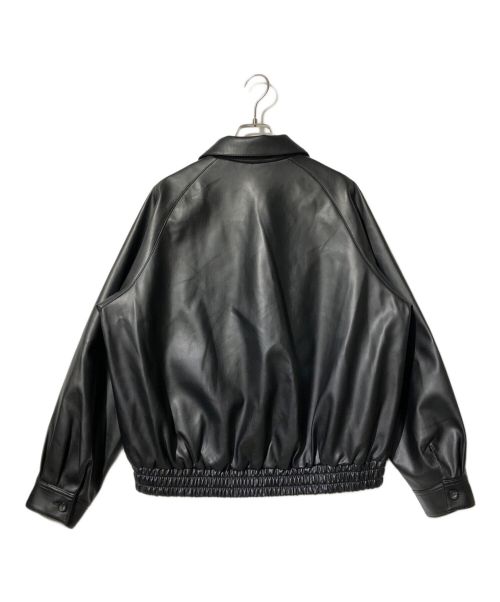 Lui's（ルイス）Lui's (ルイス) シンセティックレザーブルゾン ブラック サイズ:Ｓの古着・服飾アイテム