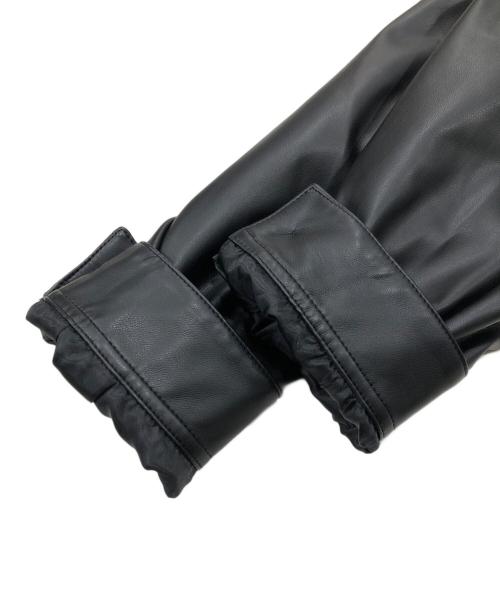 Lui's（ルイス）Lui's (ルイス) シンセティックレザーブルゾン ブラック サイズ:Ｓの古着・服飾アイテム