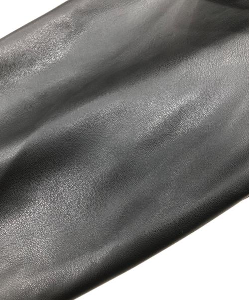 Lui's（ルイス）Lui's (ルイス) シンセティックレザーブルゾン ブラック サイズ:Ｓの古着・服飾アイテム