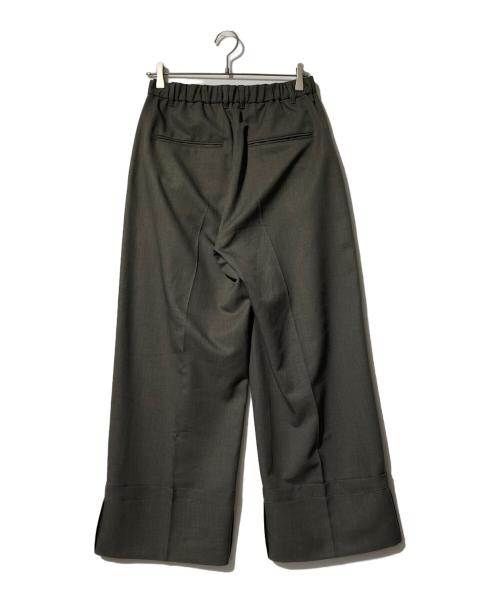 Lui's（ルイス）Lui's (ルイス) ロールアップワイドスラックス グレー サイズ:Sの古着・服飾アイテム