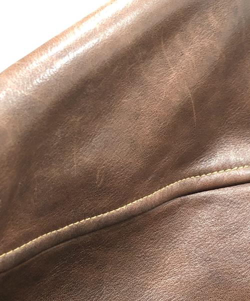 POLO RALPH LAUREN（ポロ・ラルフローレン）POLO RALPH LAUREN (ポロ・ラルフローレン) ホースレザージャケット ブラウン サイズ:Ｓの古着・服飾アイテム