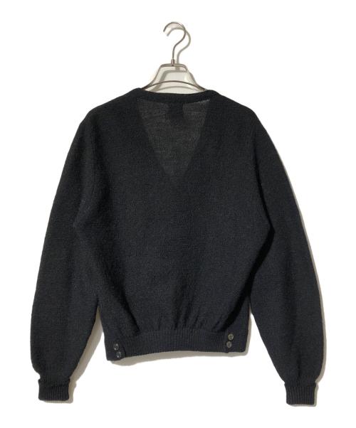 USED（ユーズド）USED (ユーズド) ヴィンテージブラックモヘアウールカーディガン ネイビー サイズ:Sの古着・服飾アイテム