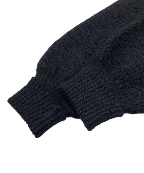 USED（ユーズド）USED (ユーズド) ヴィンテージブラックモヘアウールカーディガン ネイビー サイズ:Sの古着・服飾アイテム